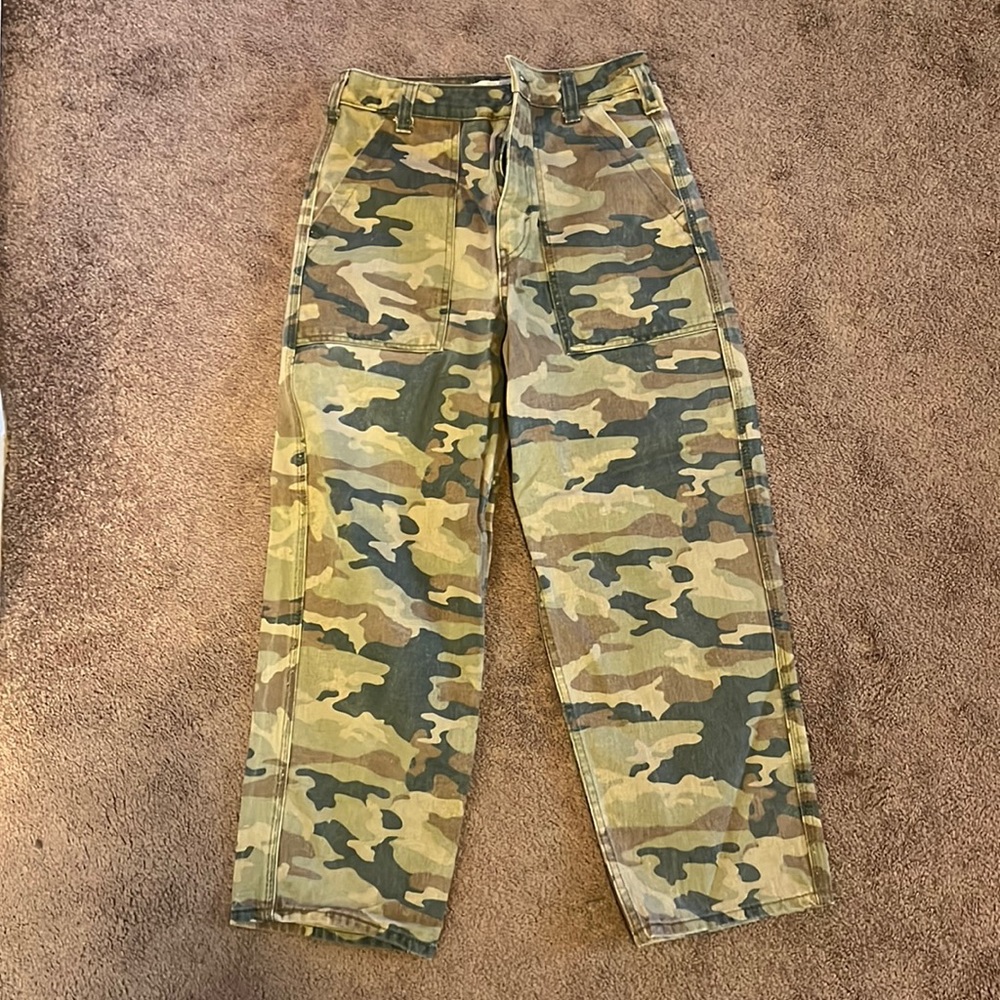 Free people camo pants